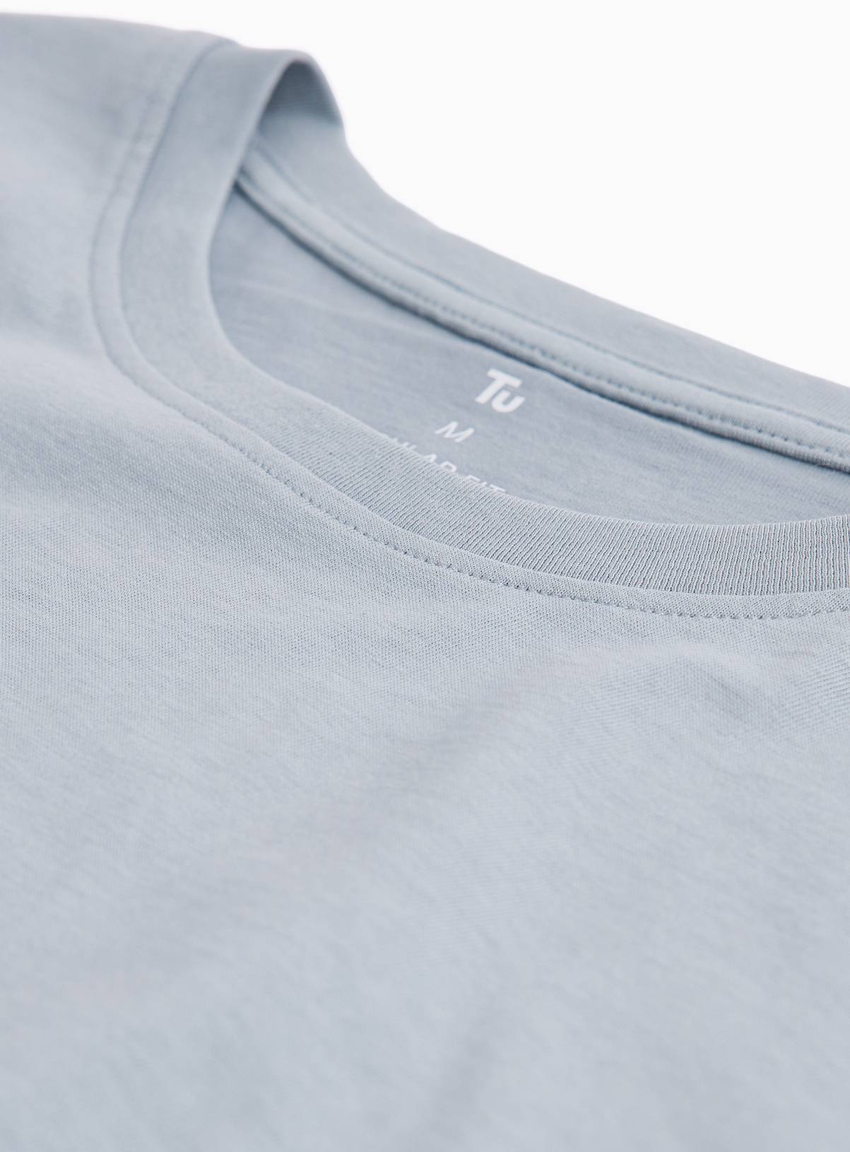 Light Blue Regular Fit T-Shirt XXXL - Image 4